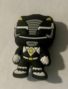 Black Power Ranger croc charm