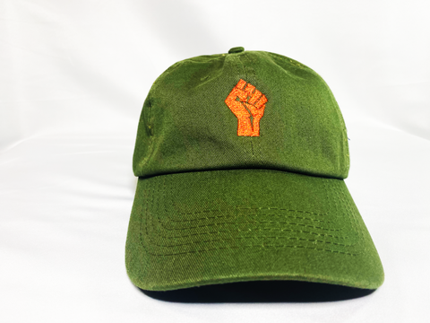 Power Fist Dad Hat - Green