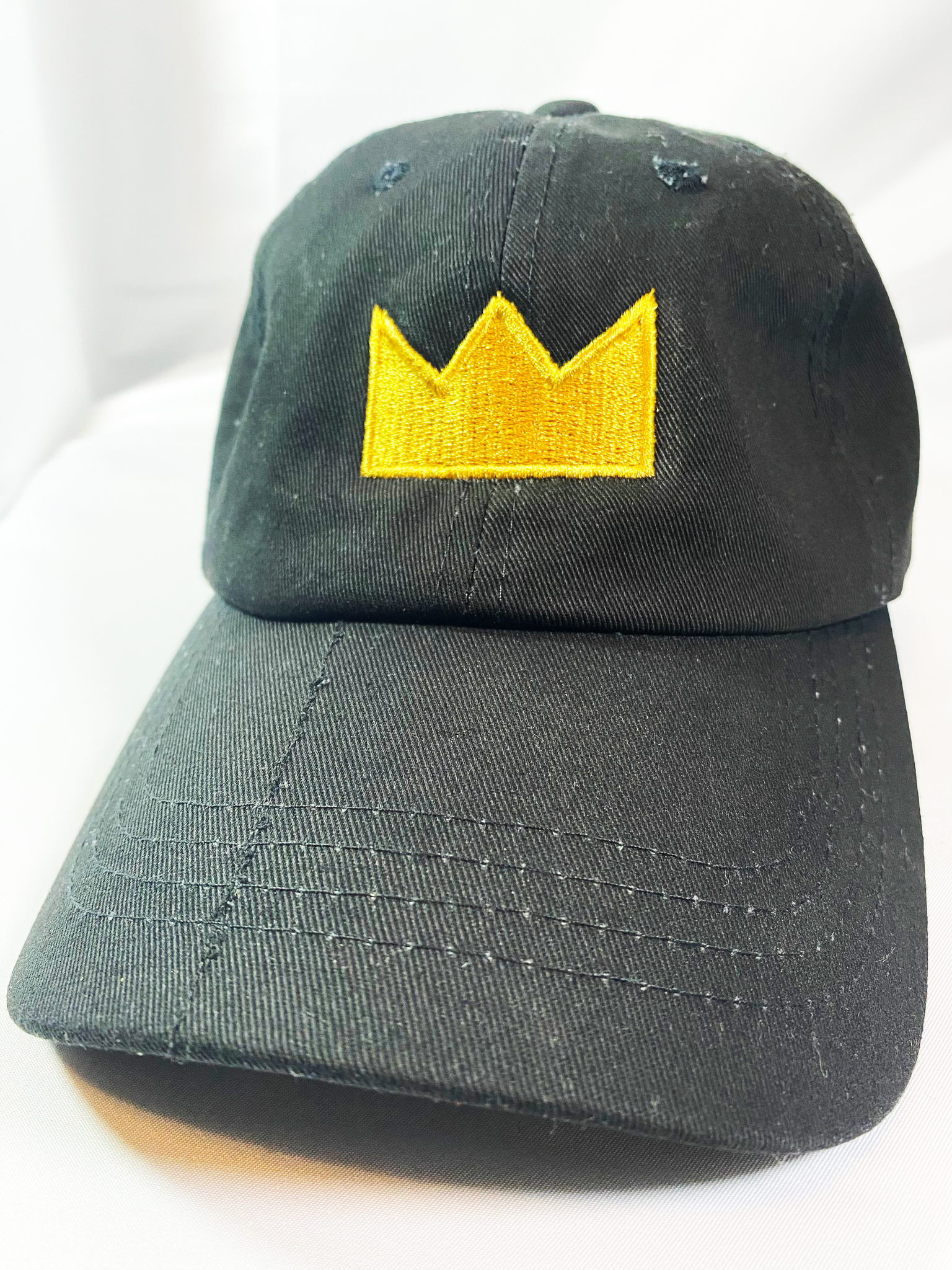 Royal Crown Dad Hat - Black